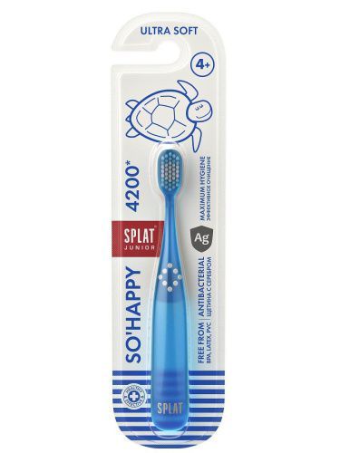 Зубная щетка для детей 4+ 1 шт Splat (Россия) купить по цене 284 руб.