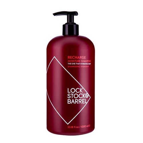 Lock Stock & Barrel Recharge - Увлажняющий шампунь для жестких волос 1000 мл