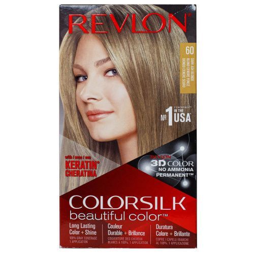 Набор для окрашивания волос в домашних условиях: крем-активатор + краситель + бальзам 60 Темно-пепельный блонд Revlon Professional (Испания) купить по цене 459 руб.