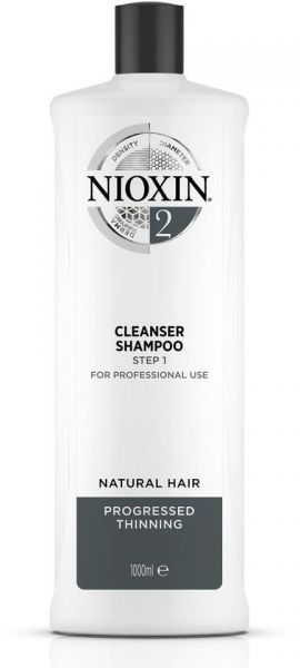 Nioxin Cleanser System 2 - Очищающий шампунь (Система 2) 1000 мл Nioxin (США) купить по цене 3 838 руб.