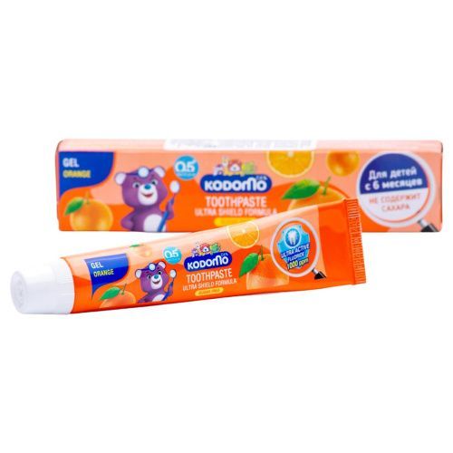 Зубная гелевая паста для детей с 6 месяцев с ароматом апельсина, 40 г Lion Thailand (Таиланд) купить по цене 156 руб.