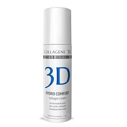 Medical Collagene 3D Hydro Comfort Collagen Cream - Коллагеновый крем-эксперт увлажняющий с аллантоином профессиональный 150 мл