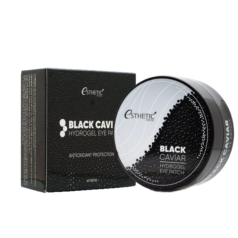 Фото - Esthetic House Black Caviar Hydrogel Eye Patch - Гидрогелевые патчи для глаз черная икра 60 шт esthetic house гидрогелевые патчи для век с экстрактом чёрной икры black caviar 60 шт