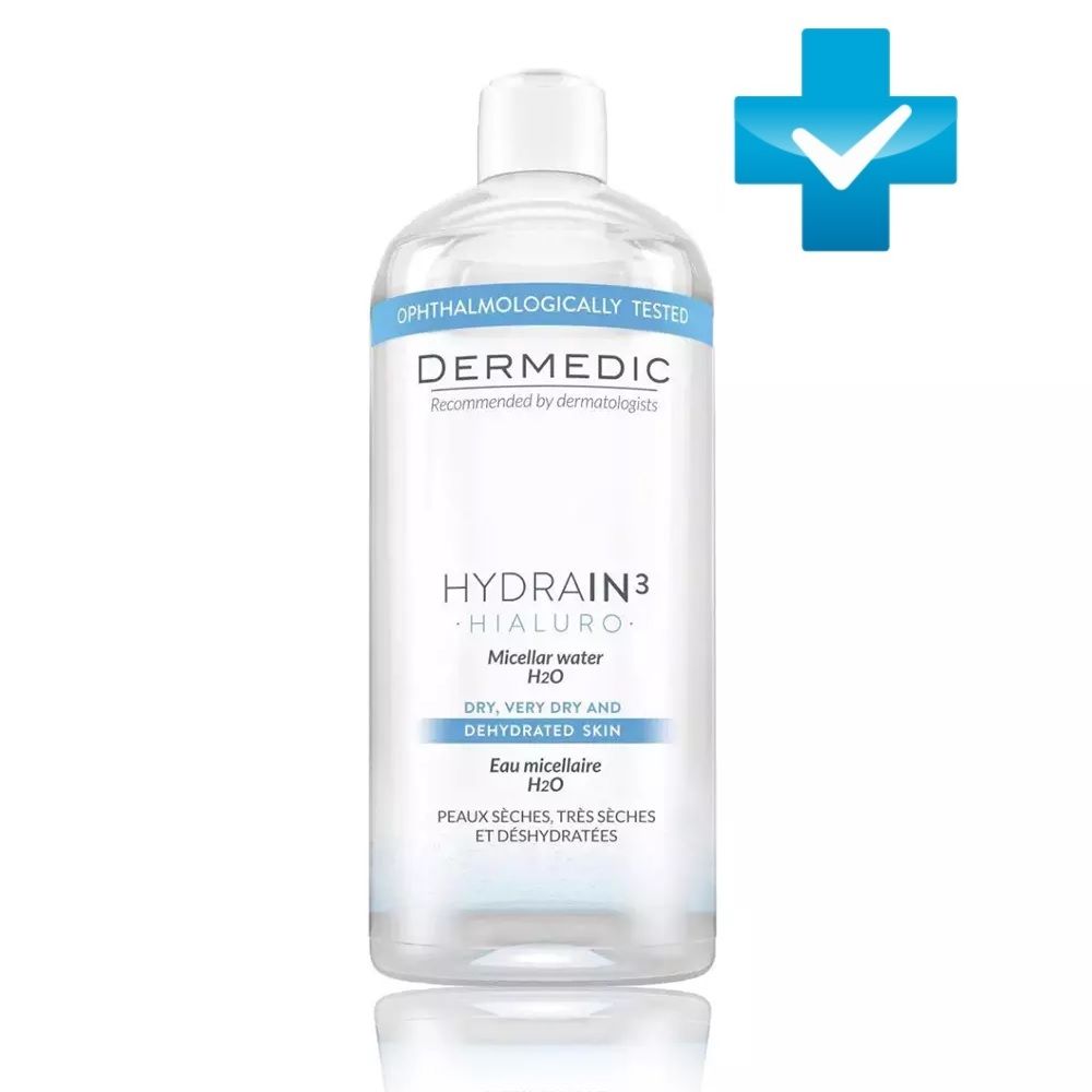 Dermedic Hydrain3 Hialuro - Мицеллярная вода H2O 500 мл