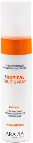 Aravia Professional Troical Fruit Spray - Спрей очищающий против вросших волос с экстрактами тропических фруктов и энзимами 250 мл Aravia Professional (Россия) купить по цене 700 руб.