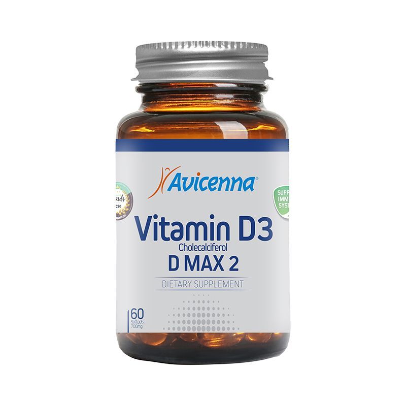 Avicenna Витамины и минералы - Витамин D3 Max 2 60 капсул