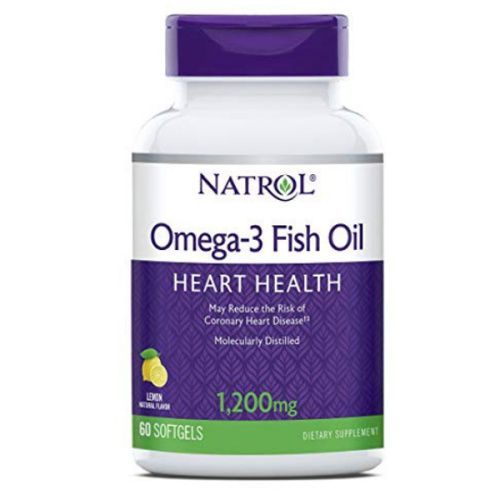 Рыбий жир омега-3 1200 мг, 60 капсул Natrol (США) купить по цене 1 030 руб.