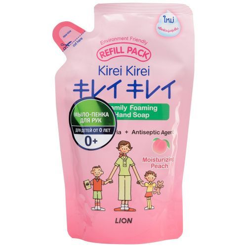 Детское мыло-пенка для рук от 0 до 3 лет "Розовый персик", запасной блок, 200 мл Lion Thailand (Таиланд) купить по цене 272 руб.