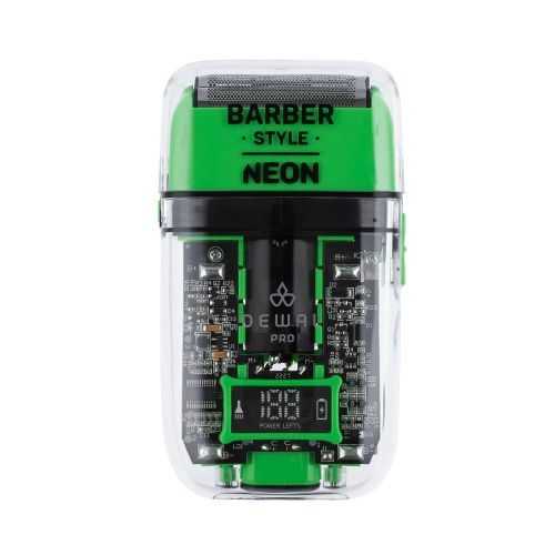 Шейвер для проработки контуров и бороды Barber Style Neon Green, зеленый Dewal Pro (Германия) купить по цене 2 817 руб.