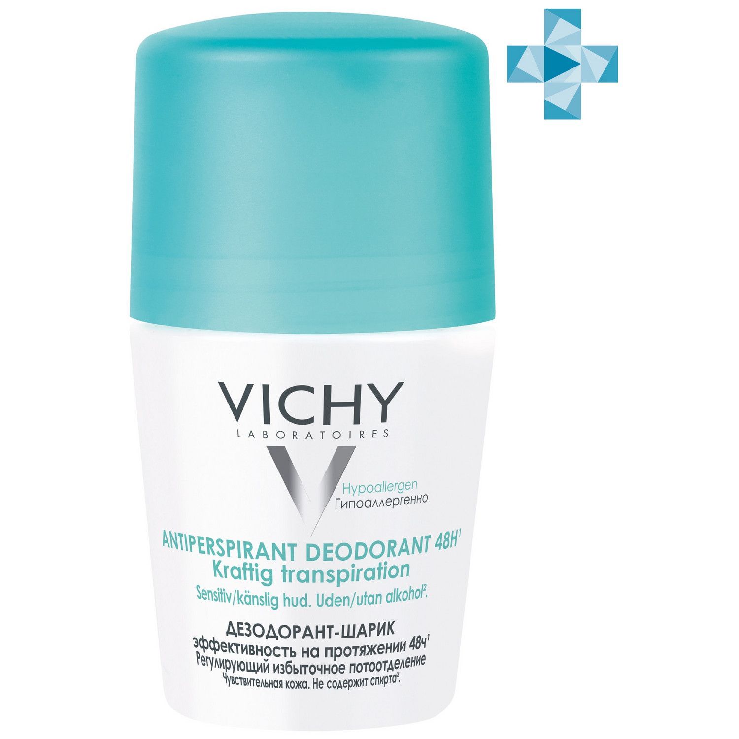 Vichy Deodorant - Дезодорант шариковый регулирующий избыточное потоотделение 50 мл