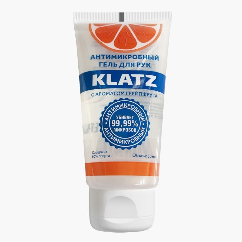 Klatz Antimicrobial - Антимикробный гель для рук с ароматом грейпфрута 50 мл