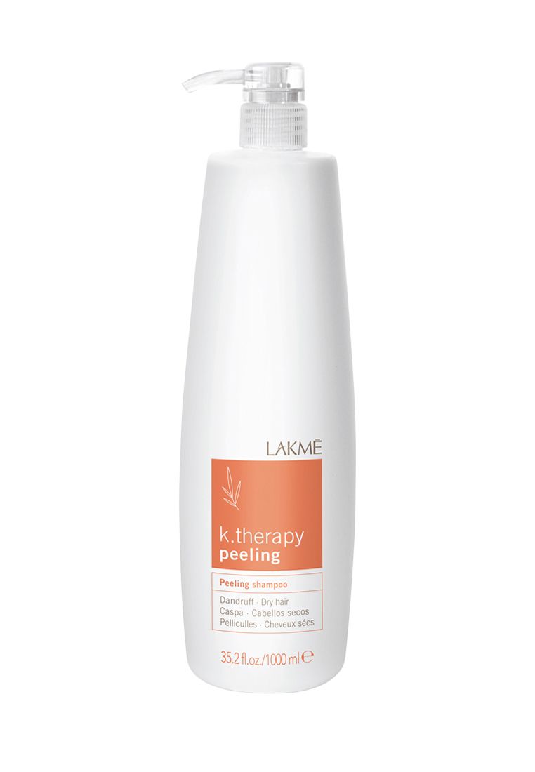 Lakme K.Therapy Peeling Shampoo Dandruff Dry Hair - Шампунь против перхоти для сухих волос 1000 мл