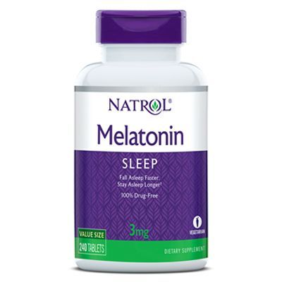 Мелатонин 3 мг, 240 таблеток Natrol (США) купить по цене 2 224 руб.