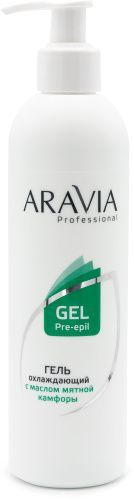 Aravia Гель охлаждающий с маслом мятной камфоры, 300 мл Aravia Professional (Россия) купить по цене 631 руб.