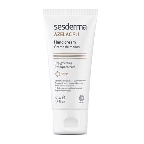 Sesderma Azelac RU Hand Cream SPF30 - Крем для рук депигментирующий 50 мл sesderma депигментирующий гель hidroquin 50 мл sesderma hidroquin