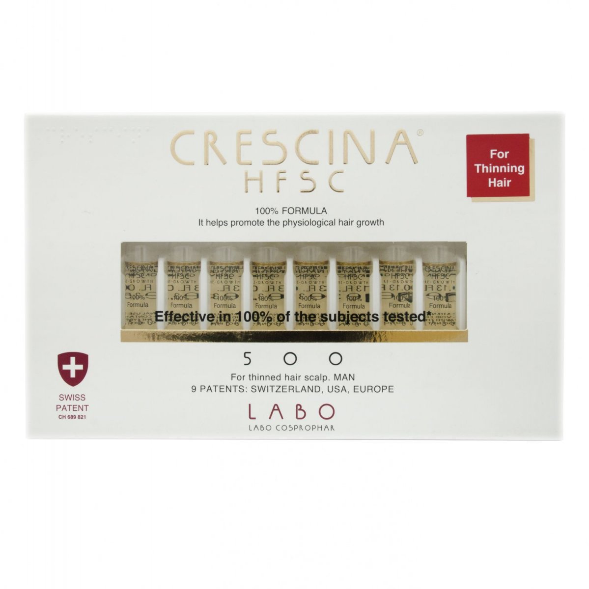 Crescina 500 - Лосьон для стимулирования роста волос для мужчин №20 3,5 мл Crescina (Швейцария) купить по цене 13 400 руб.