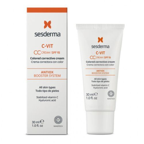 Sesderma C-Vit CC Cream - Крем корректирующий тон кожи 30 мл. Sesderma (Испания) купить по цене 2 405 руб.