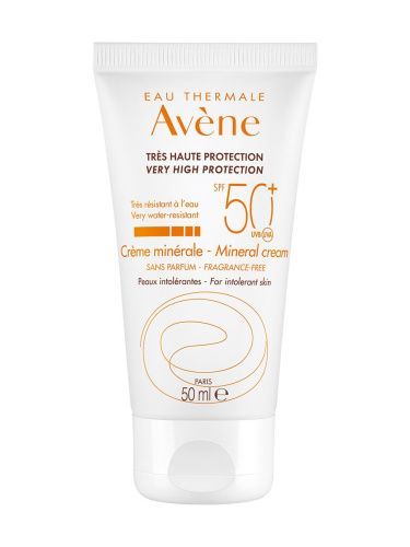 Avene Mineral Cream SPF 50+ - Крем солнцезащитный с минеральным экраном SPF 50+ 50 мл Avene (Франция) купить по цене 1 764 руб.