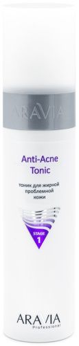 Aravia Anti-Acne Tonic Тоник для жирной проблемной кожи 250 мл Aravia Professional (Россия) купить по цене 1 100 руб.