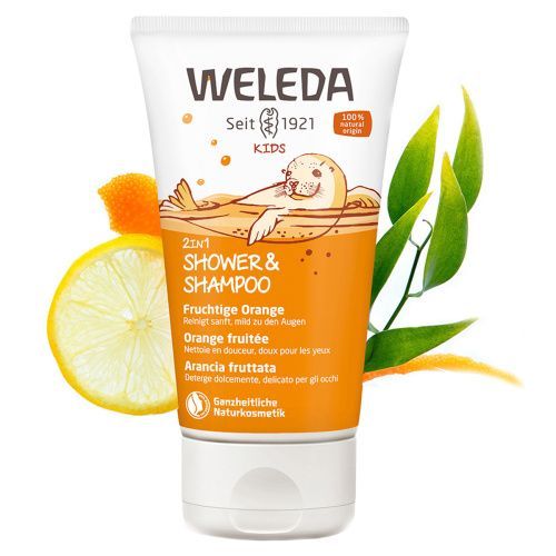 Weleda - Детский шампунь-гель для волос и тела Апельсин 150 мл Weleda (Швейцария) купить по цене 759 руб.