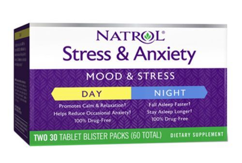 Комплекс "Стресс & Тревожность, День и ночь", 2 х 30 таблеток Natrol (США) купить по цене 3 346 руб.