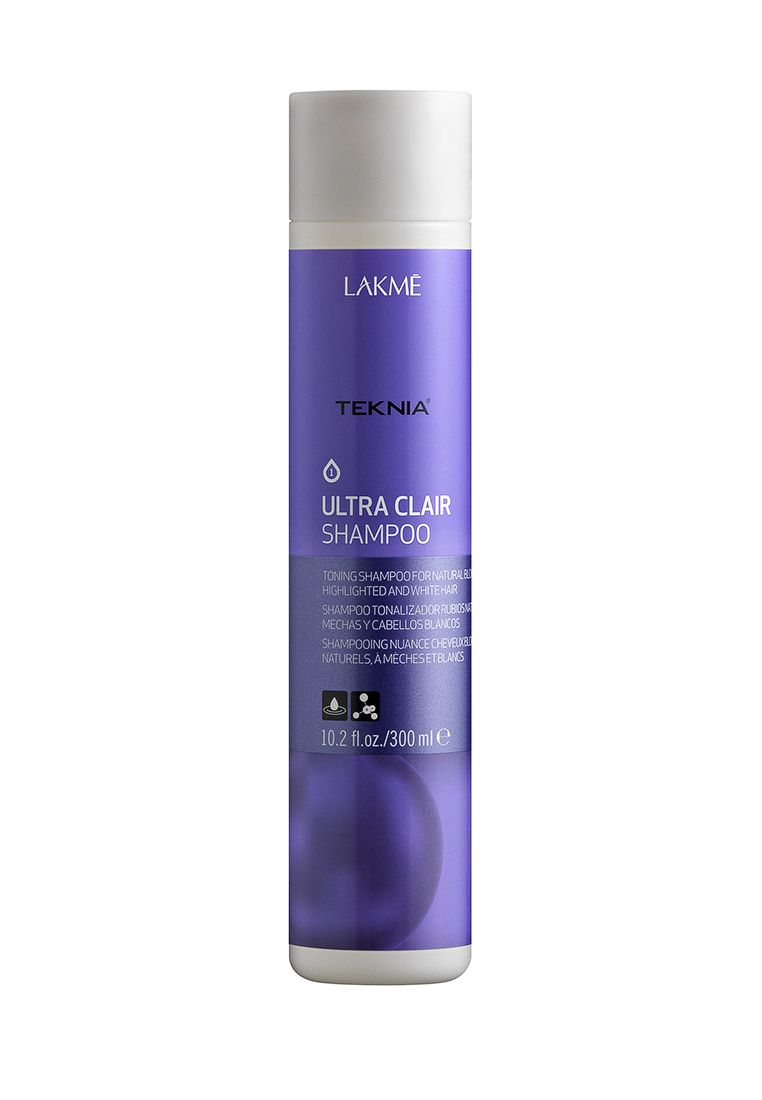 Lakme Teknia Ultra Clair Shampoo - Шампунь тонирующий для светлых оттенков волос 300 мл Lakme (Испания) купить по цене 736 руб.