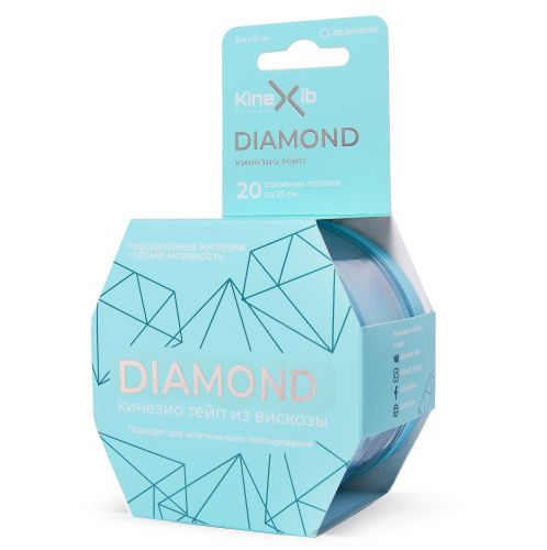 Кинезио тейп Ultra Diamond, 20 х 25 см Kinexib (Китай) купить по цене 1 236 руб.