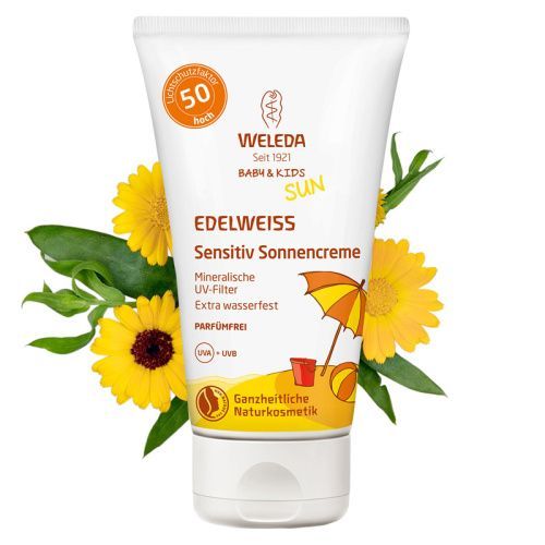 Weleda - Натуральный солнцезащитный крем для младенцев и детей SPF50 50 мл Weleda (Швейцария) купить по цене 1 276 руб.