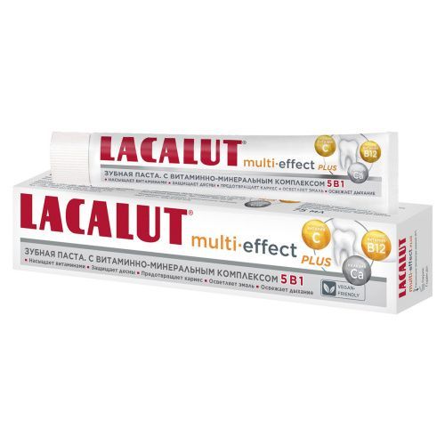 Зубная паста Мульти эффект 75 мл Lacalut (Германия) купить по цене 390 руб.