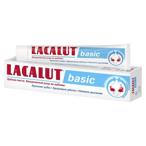 Зубная паста Бейсик 75 мл Lacalut (Германия) купить по цене 248 руб.