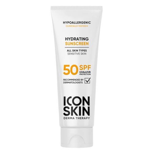 Солнцезащитный увлажняющий крем SPF 50 для всех типов кожи, 75 мл Icon Skin (Россия) купить по цене 1 430 руб.