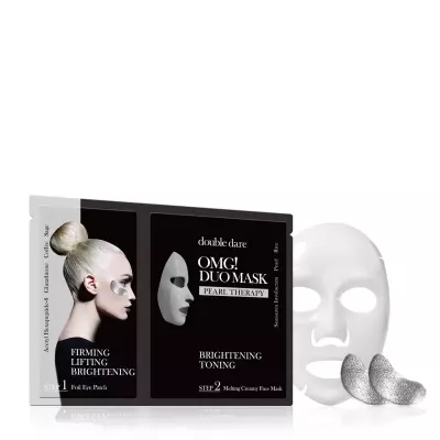 Комплекс двухкомпонентный из маски и патчей "Сияние и тонизирование" 1 шт Double Dare OMG (США) купить по цене 388 руб.