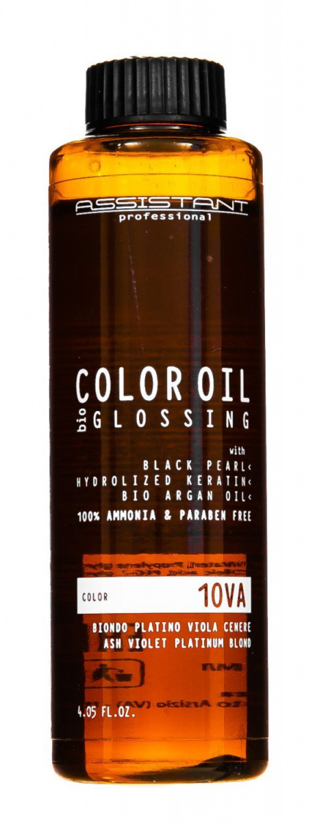 Assistant Professional Color Bio Glossing - Краситель масляный 10VA Платиновый блондин фиолетово-пепельный 120 мл Assistant Professional (Италия) купить по цене 1 354 руб.