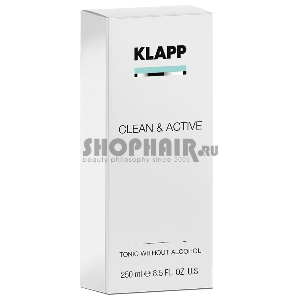 Klapp Clean & Active Tonic Without Alcohol - Тоник без спирта 250 мл Klapp (Германия) купить по цене 2 337 руб.