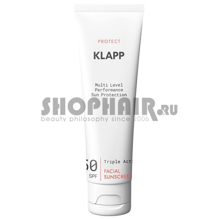 Солнцезащитный BB крем Facial Sunscreen SPF 50, 50 мл Klapp (Германия) купить по цене 4 720 руб.