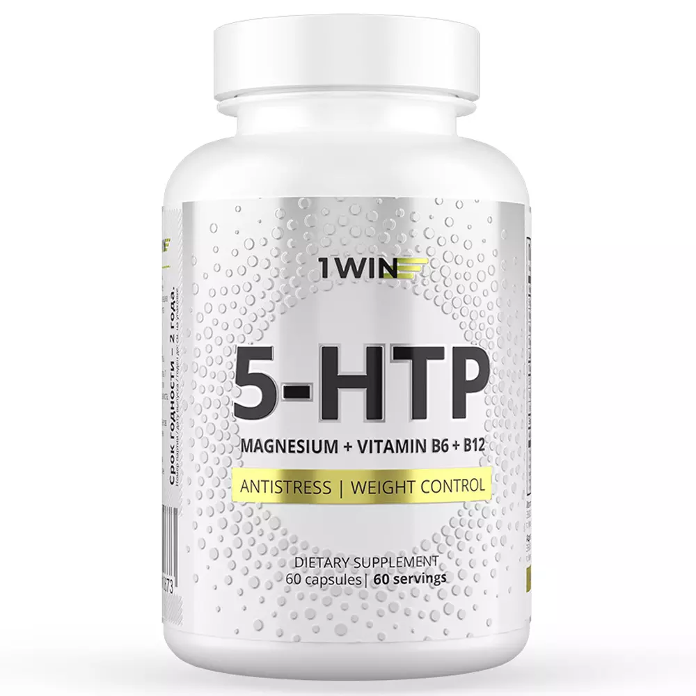 Комплекс 5-HTP c магнием и витаминами группы В, 60 капсул 1Win (Россия) купить по цене 686 руб.