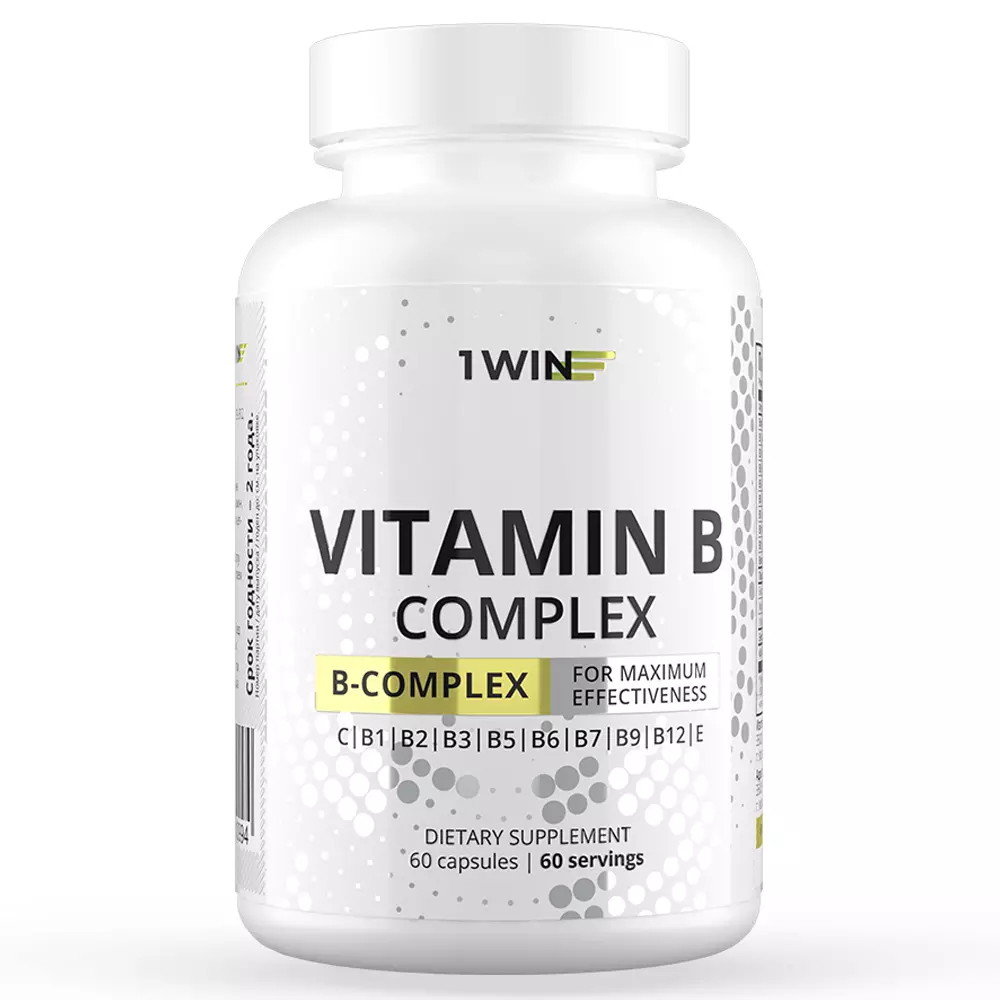 Комплекс витаминов группы В, 60 капсул 1Win (Россия) купить по цене 741 руб.