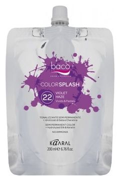Kaaral Color Splash Violet Haze - Полуперманентный краситель фиолетовый 200 мл Kaaral (Италия) купить по цене 2 283 руб.
