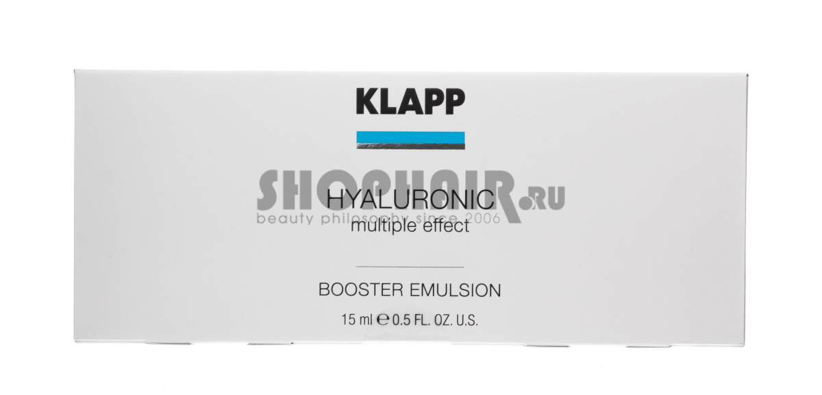 Klapp Hyaluronic Booster Emulsion - Бустер-эмульсия 15 мл Klapp (Германия) купить по цене 4 366 руб.