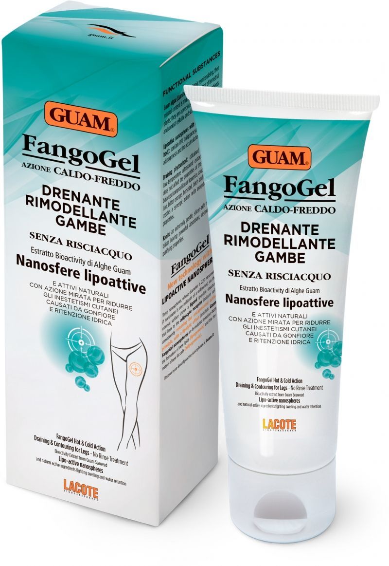 Guam Fangogel - Гель для ног дренажный контрастный с липоактивными наносферами 200 мл Guam (Италия) купить по цене 3 921 руб.