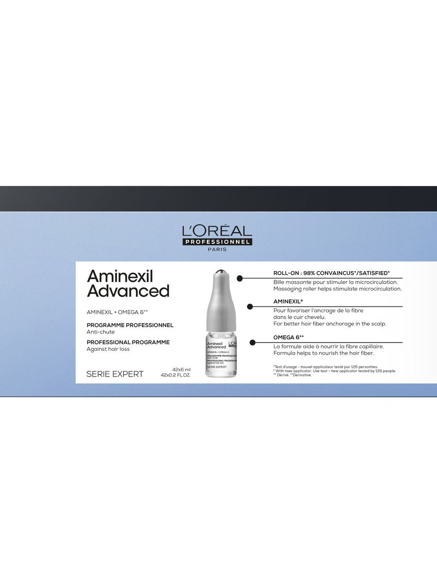 L'Oreal Professionnel Serie Expert Aminexil Advanced -  Лосьон в монодозах от выпадения волос 42 х 6 мл L'Oreal Professionnel (Франция) купить по цене 10 743 руб.