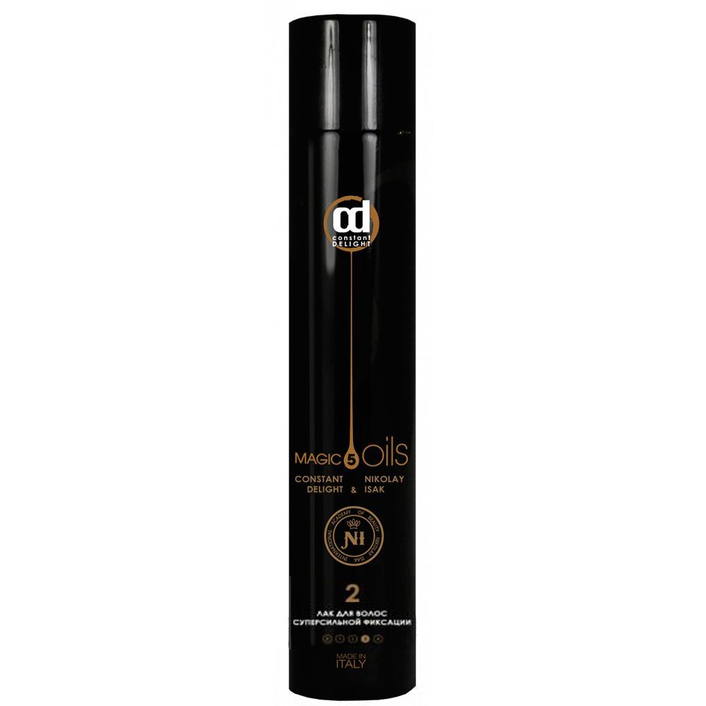 Constant Delight 5 Magic Oils - Лак для волос суперсильной фиксации №2 без запаха 400 мл Constant Delight (Италия) купить по цене 573 руб.