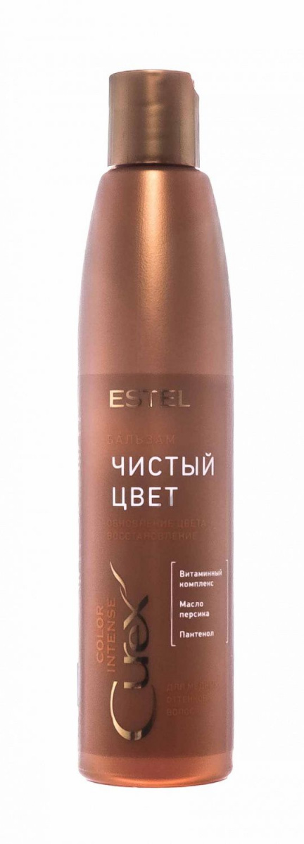 Estel Professional Curex Color Intense - Бальзам "Чистый цвет" для медных оттенков волос 250 мл Estel Professional (Россия) купить по цене 290 руб.