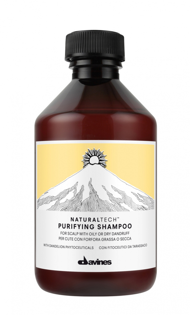 Davines New Natural Tech Purifying Shampoo - Очищающий шампунь против перхоти 250 мл Davines (Италия) купить по цене 2 356 руб.