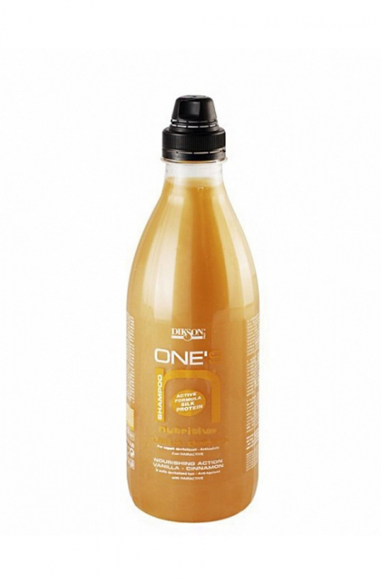 Dikson One’s Shampoo Nutritivo - Питательный шампунь для волос, склонных к выпадению. Ваниль-корица 1000 мл Dikson (Италия) купить по цене 979 руб.