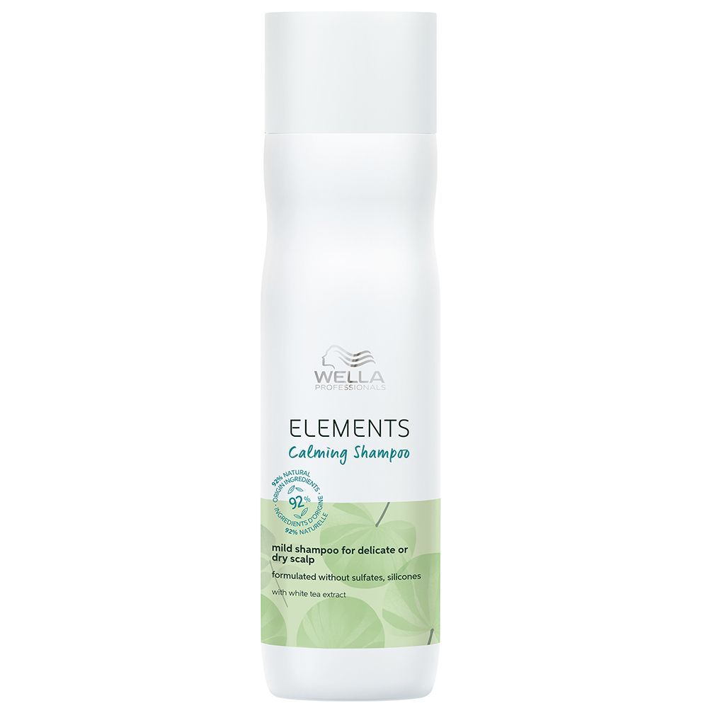 Wella Professionals Elements Bio Calming Shampoo - Успокаивающий мягкий шампунь для чувствительной или сухой кожи головы 250 мл Wella Professionals (Германия) купить по цене 1 096 руб.