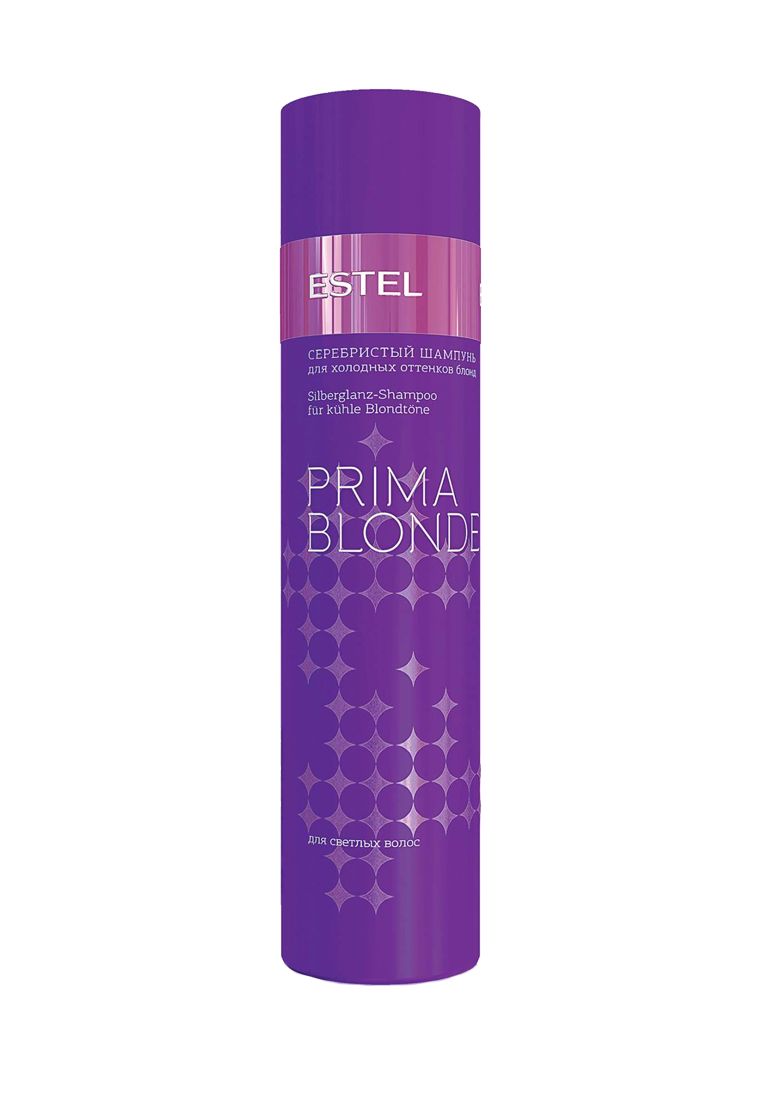 Estel Prima Blonde - Серебристый шампунь для холодных оттенков блонд  250 мл Estel Professional (Россия) купить по цене 495 руб.