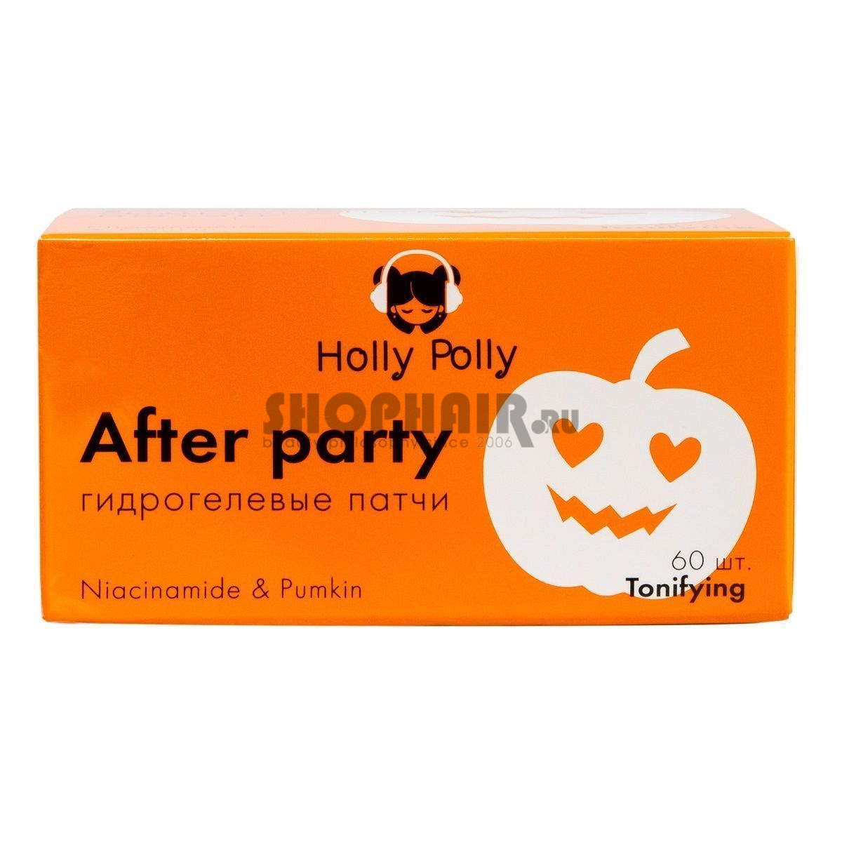 Holly Polly Music Collection After Party - Гидрогелевые патчи для глаз с Ниацинамидом и экстрактом Тыквы (Против темных кругов) 60 шт Holly Polly (Россия) купить по цене 299 руб.