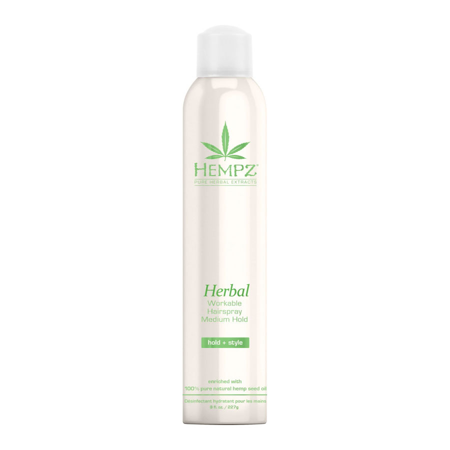 Hempz Herbal Workable Hairspray Medium Hold - Лак растительный для волос средней фиксации Здоровые волосы 227 гр Hempz (США) купить по цене 2 256 руб.