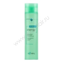 Kaaral Purify Energy Shampoo - Интенсивный энергетический шампунь с ментолом 250 мл Kaaral (Италия) купить по цене 798 руб.